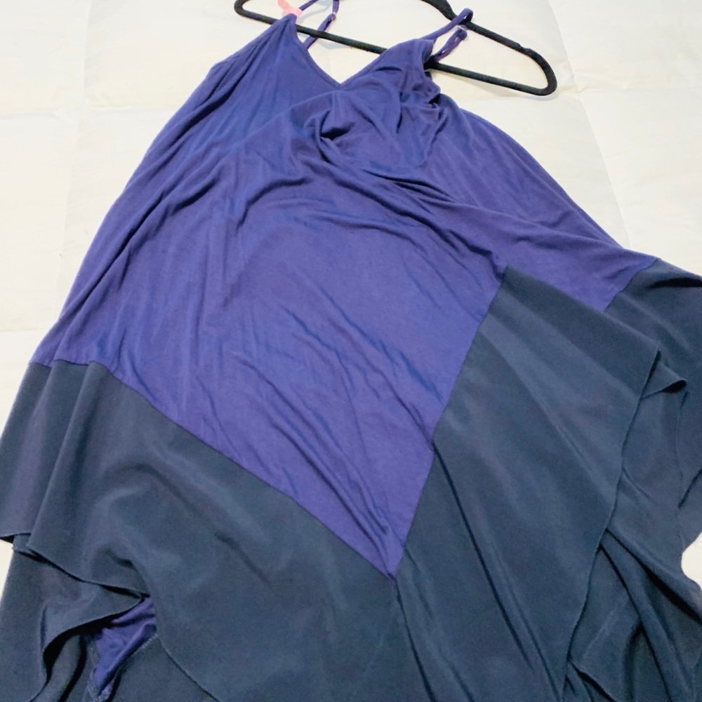 Blue Asymmetrical dress